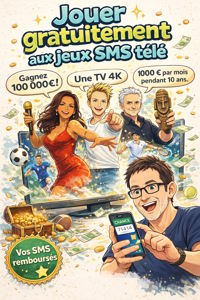 Jouer gratuitement aux jeux SMS télé
