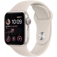 0194253156833 APPLE Watch SE 2 Blanche 40 mm MNJP3NF/A (GPS piéton/)