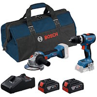 BOSCH PROFESSIONAL GSB 18V-65 pack GWS 18V-8