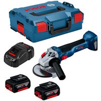 BOSCH PROFESSIONAL GWS 18V-10 2 bat L-Boxx