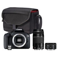 CANON EOS 2000D + 18/55 DC + EF 50 mm Pack