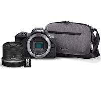 CANON EOS R100 Noir + 18/45 IS STM Pack Sac/Carte 64