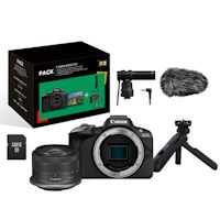 CANON EOS R50 Noir + 18/45 IS STM Pack Micro