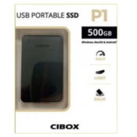 CIBOX P1 USB Portable SSD 256 Go Noir