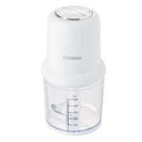 DOMEDIA Mini Hachoir 3 Blanc/Silver