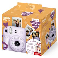 FUJIFILM Instax Mini 12 Violet Pack Iconique Love