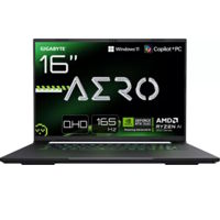 GIGABYTE Aero X16 RAI7/16/1000 RTX5070 Noir Reconditionné Grade Eco V1