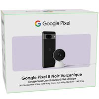 GOOGLE Pixel 8 128 Go Noir Pack Nest Cam
