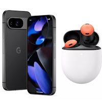 GOOGLE Pixel 9 128 Go Noir Pack Buds Pro Corail