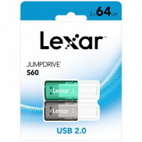 LEXAR JumpDrive S60 64 Go x2 Pack