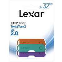 LEXAR JumpDrive TwistTurn2 32 Go x3 Pack
