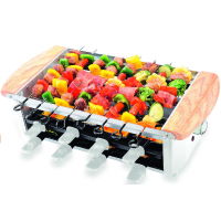 Mandine MRG12-21 - Grills et planchas - Raclette XL - Zwart/ Grijs