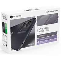 MOTOROLA Moto G24 128 Go Noir Pack Protection