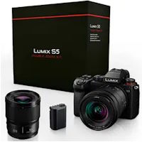 PANASONIC Lumix S5 Noir + 20-60 mm + 50 mm Pack Pack