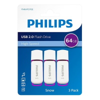 PHILIPS SNOW 3.0 64 Go x3 Violet Pack
