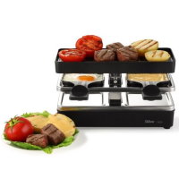 QILIVE 3 en 1 - Appareil à raclette multifonctions 8 personnes