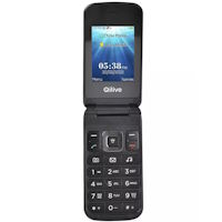 QILIVE Senior Flip Phone 2.4 Noir