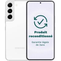SAMSUNG Galaxy S22 5G 128 Go Blanc Reconditionné Grade A V1