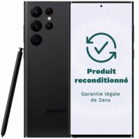 SAMSUNG Galaxy S22 Ultra 5G 128 Go Noir Reconditionné Grade A plus V1