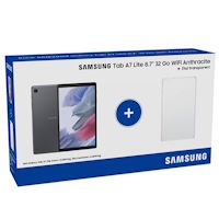 SAMSUNG Galaxy Tab A7 Lite 8.7 32 Go Grise Pack Coque