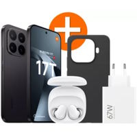 XIAOMI 17T 256 Go Leica Noir Pack Buds 6 Chargeur 67