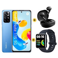 XIAOMI Redmi Note 11S 5G 128 Go Bleu Pack Watch/Buds