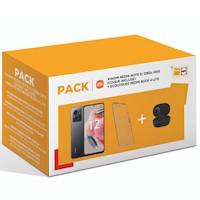 XIAOMI Redmi Note 12 4G 128 Go Gris Pack Buds